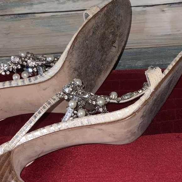 Beverly Feldman Heeled Sandals - Picture 8 of 9